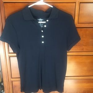 Navy blue Izod cotton shirt